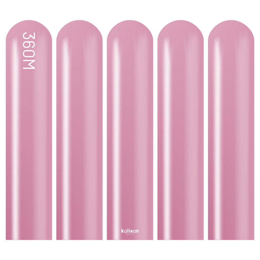 360 Kalisan MIRROR PINK Plain Modelling Latex #10350032 - Pack of 50