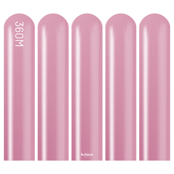 360 Kalisan MIRROR PINK Plain Modelling Latex #10350032 - Pack of 50