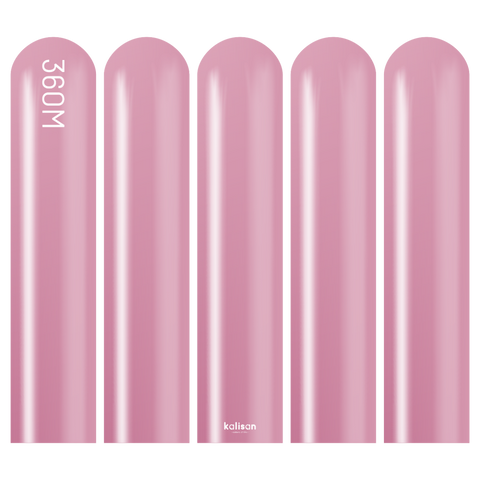 360 Kalisan MIRROR PINK Plain Modelling Latex #10350032 - Pack of 50