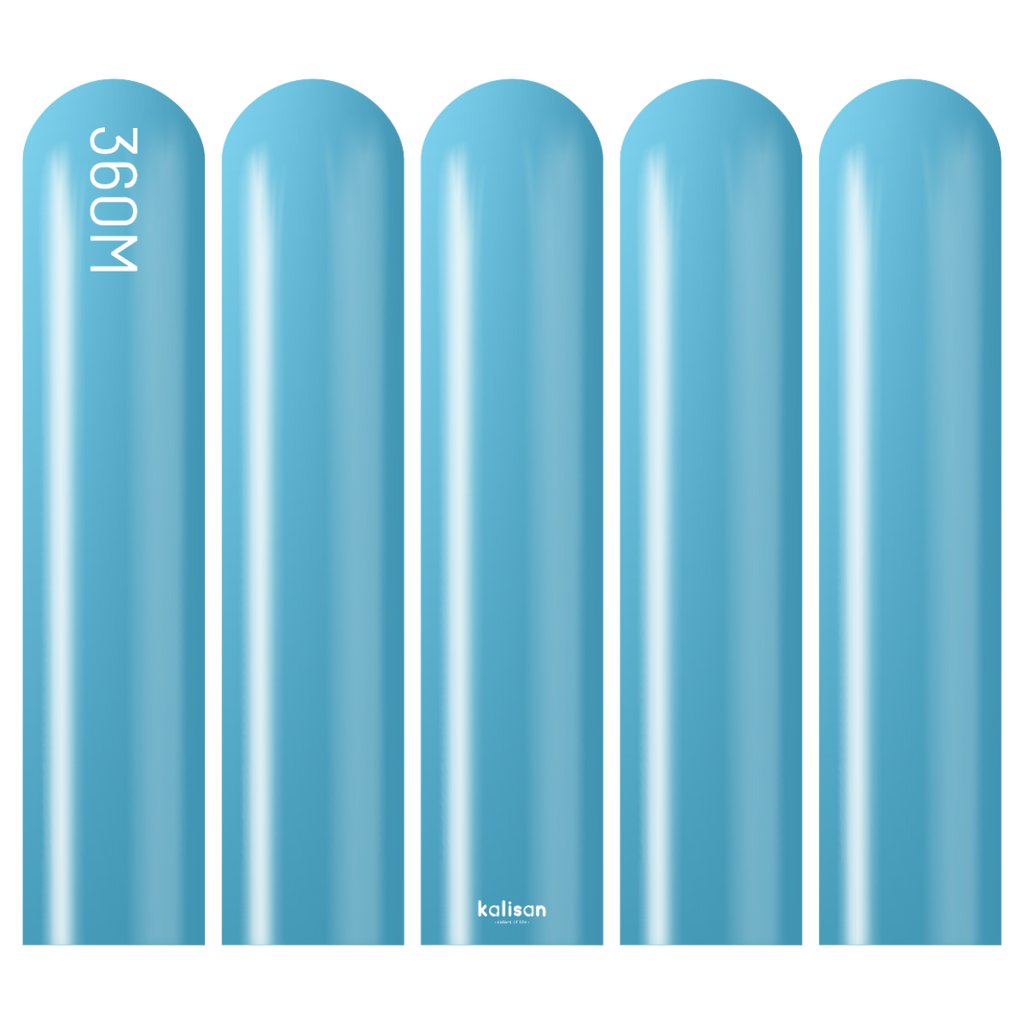 360 Kalisan MIRROR BLUE Plain Modelling Latex #10350052 - Pack of 50