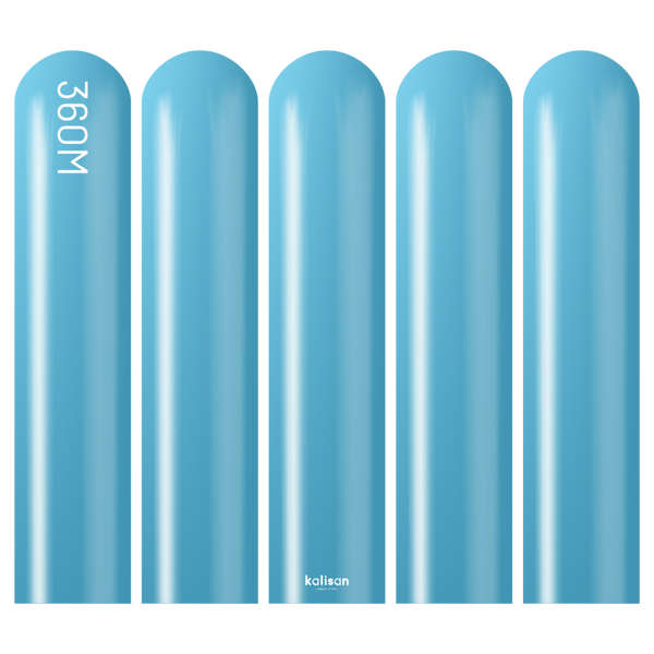 360 Kalisan MIRROR BLUE Plain Modelling Latex #10350052 - Pack of 50