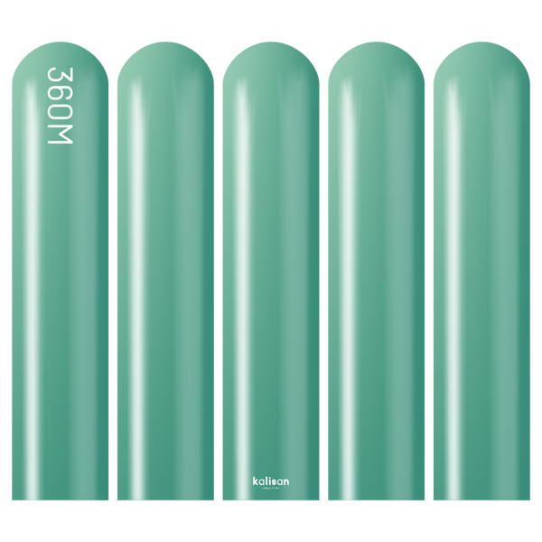 360 Kalisan MIRROR GREEN Plain Modelling Latex #10350062 - Pack of 50