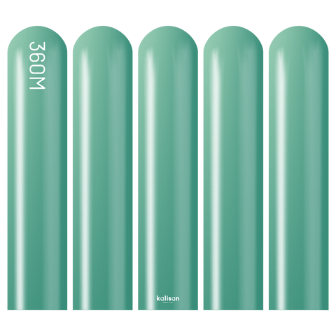 360 Kalisan MIRROR GREEN Plain Modelling Latex #10350062 - Pack of 50
