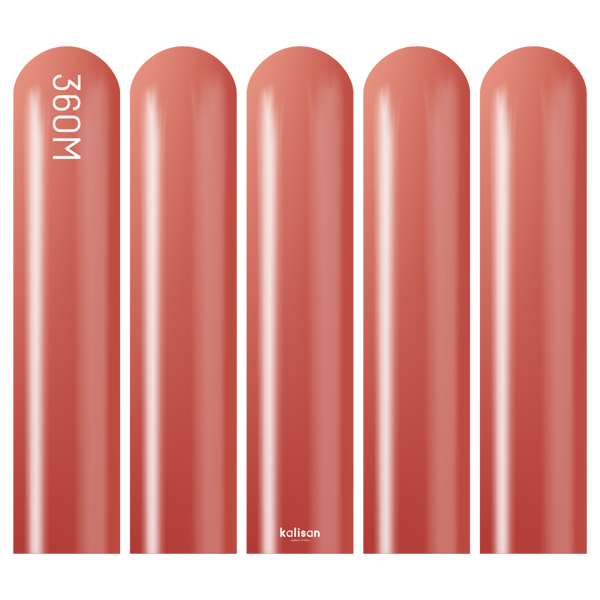 360 Kalisan MIRROR RED Plain Modelling Latex #10350102 - Pack of 50