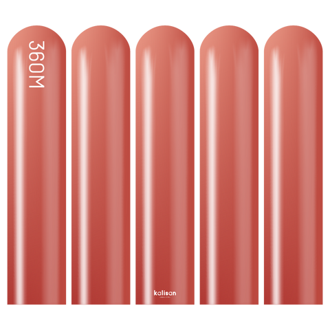 360 Kalisan MIRROR RED Plain Modelling Latex #10350102 - Pack of 50
