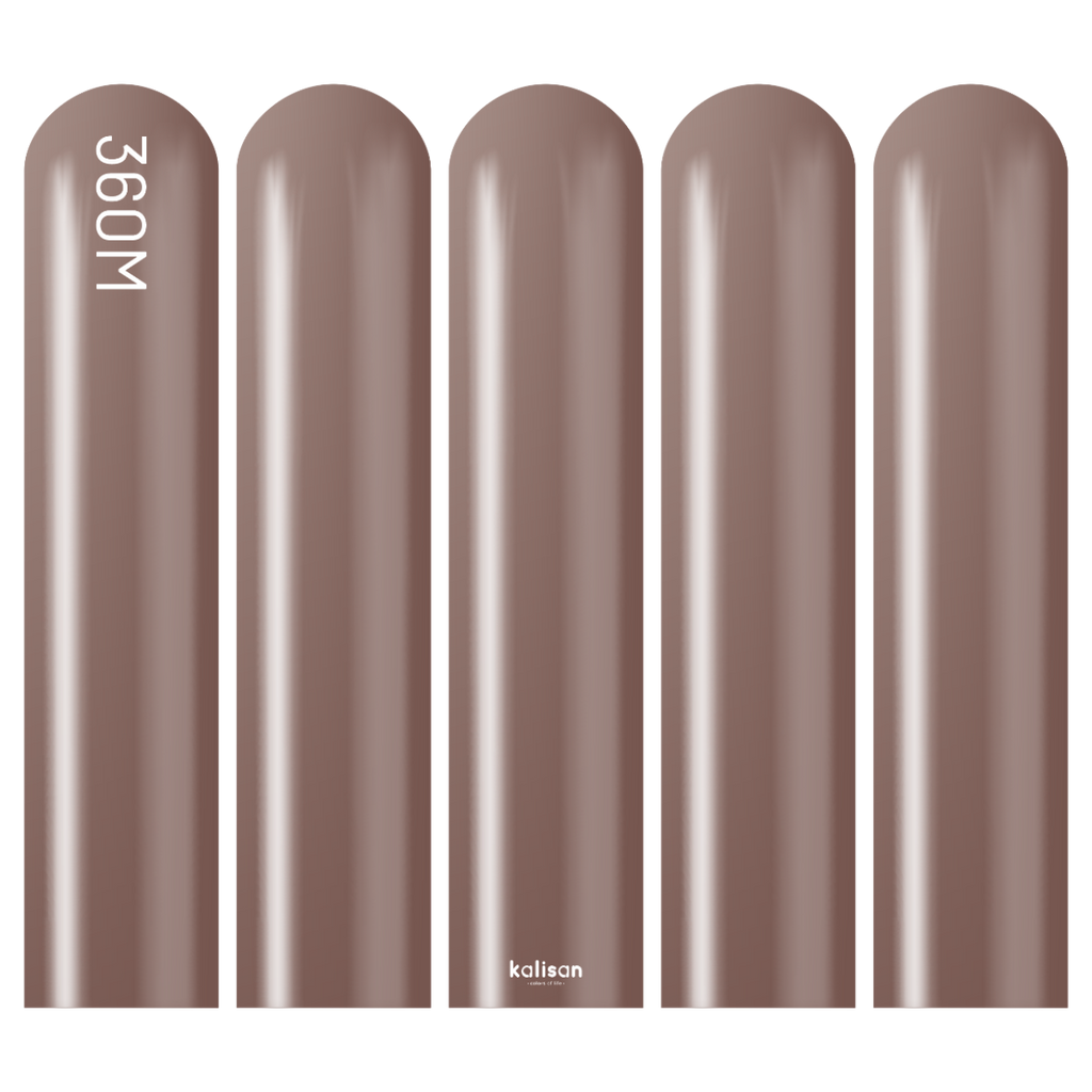 360 Kalisan MIRROR CHOCOLATE Plain Modelling Latex #10350142 - Pack of 50