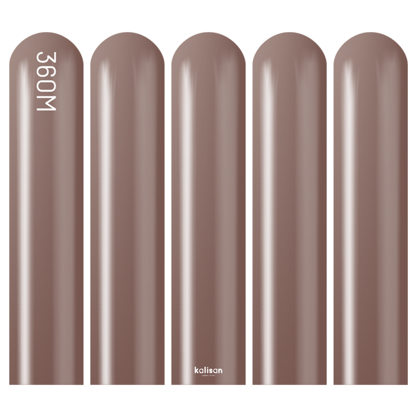 360 Kalisan MIRROR CHOCOLATE Plain Modelling Latex #10350142 - Pack of 50