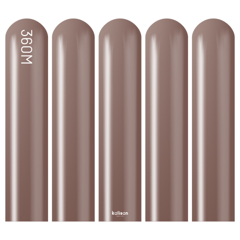 360 Kalisan MIRROR CHOCOLATE Plain Modelling Latex #10350142 - Pack of 50