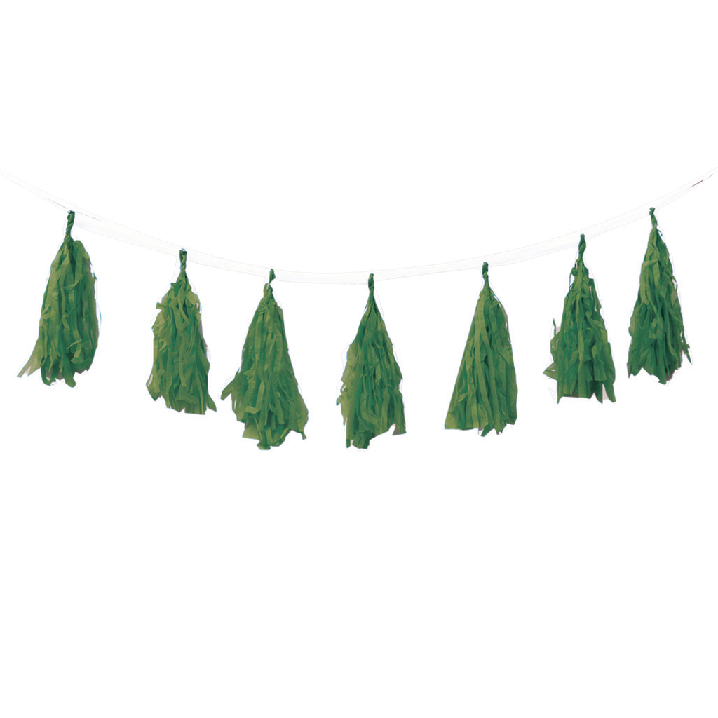 FS Tassel Garland SAGE GREEN 12Pk 3m #FS5203SGP