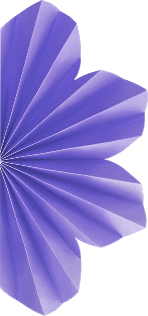 20cm Paper DAISY Pastel Lilac 2 pack #FS5220PLIP