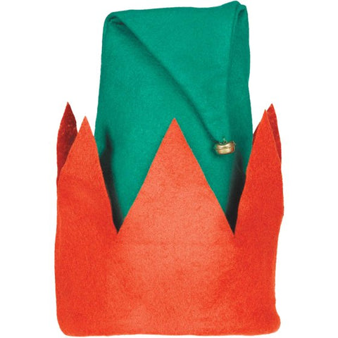 Elf Hat with Bell Red & Green #393514