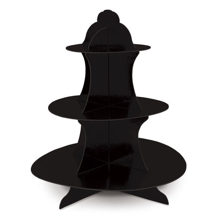 Cupcake Stand plain BLACK #B59978-BK