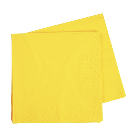 LUNCH Napkin CANARY YELLOW 40Pk #FS6072CYP