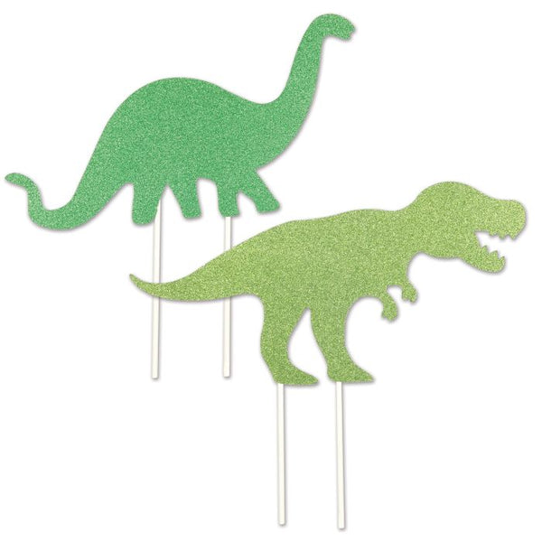 DINOSAUR Cake Toppers 2 pcs Greens #60867