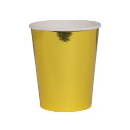 Paper Cup 260ml METALLIC GOLD 20Pk #FS6135MGP