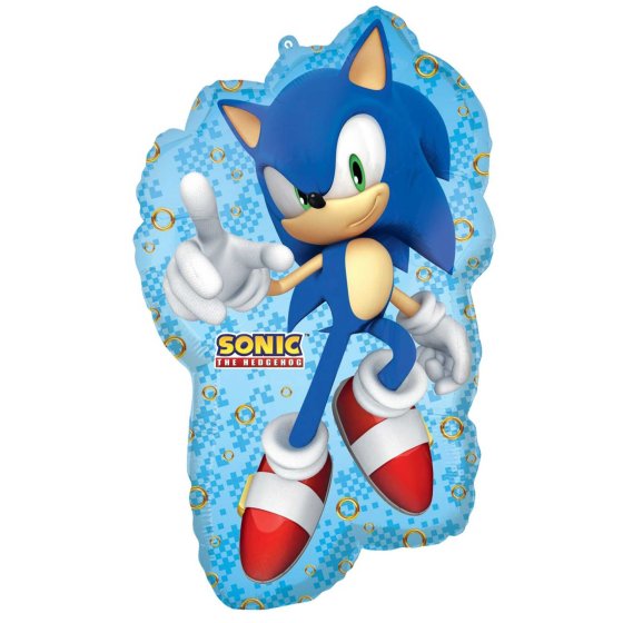 43cm x 76cm Foil Shape SONIC The Hedgehog Anagram #44523