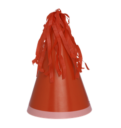 Party HAT With Paper Tassel CHERRY 10pk #FS6150CHP