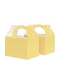 LITTLE Lunch Box PASTEL YELLOW 10 Pack #FS6231PYP