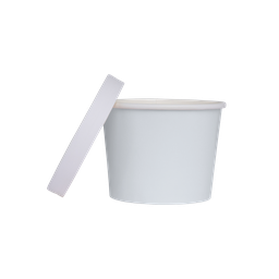 Paper LUXE TUB with Lid pack of 5 COOL GREY 5Pk #FS6236CGP