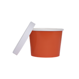 Paper LUXE TUB with Lid pack of 5 CHERRY 5Pk #FS6236CHP