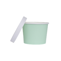 Paper LUXE TUB with Lid pack of 5 MINT GREEN 5Pk #FS6236MTP