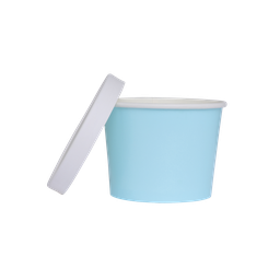 Paper LUXE TUB with Lid pack of 5 PASTEL BLUE 5Pk #FS6236PBP