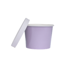 Paper LUXE TUB with Lid pack of 5 PASTEL LILAC 5Pk #FS6236PLIP