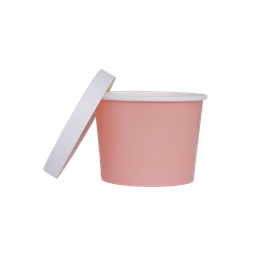 Paper LUXE TUB with Lid pack of 5 ROSE 5Pk #FS6236ROP
