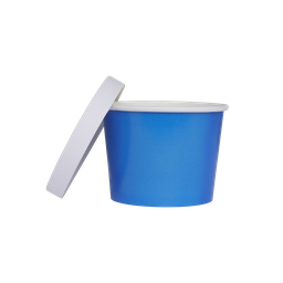 Paper LUXE TUB with Lid pack of 5 SKY BLUE 5Pk #FS6236SBP