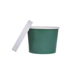Paper LUXE TUB with Lid pack of 5 SAGE GREEN 5Pk #FS6236SGP