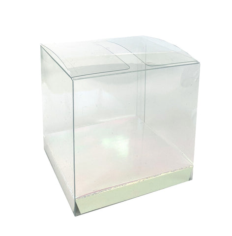 Favour Box Clear & Iridescent 10Pk #FS6250IRP