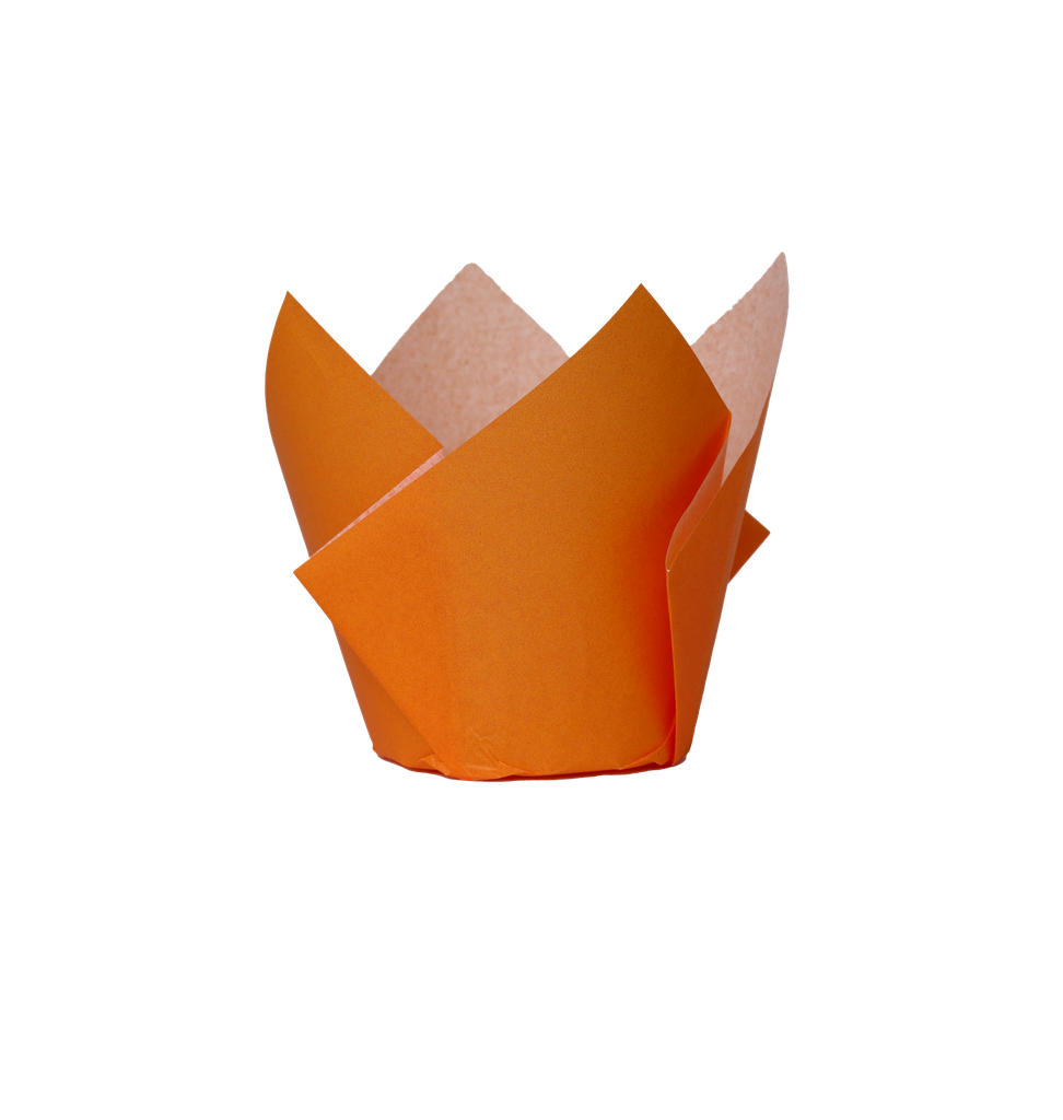 FS Tulip Cupcake Case TANGERINE 20pk #6255TGP