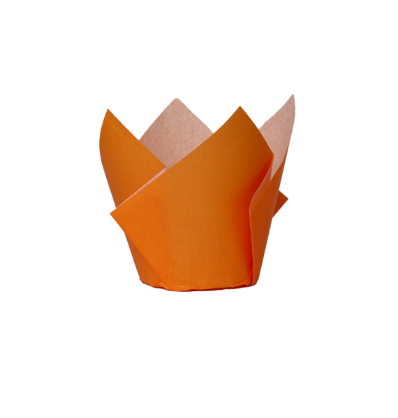 FS Tulip Cupcake Case TANGERINE 20pk #6255TGP