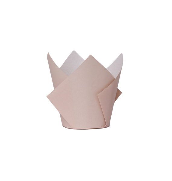 FS Tulip Cupcake Case WHITE SAND 20pk #6255WSP