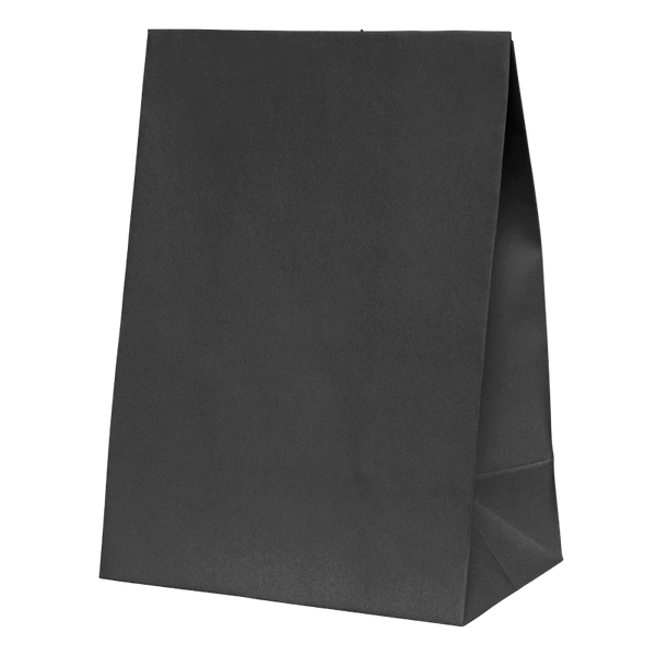 Paper Party Bag BLACK 18cm x 13cm x 8cm 10pk #6300BKP