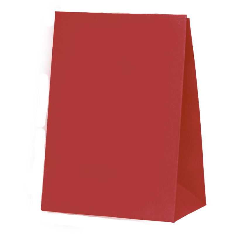Paper Party Bag CHERRY 18cm x 13cm x 8cm 10pk #6300CHP