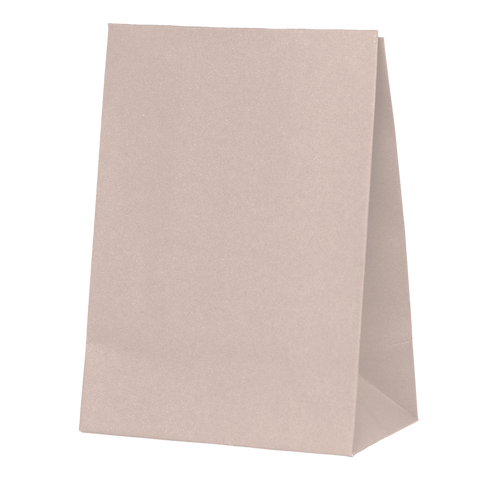 Paper Party Bag WHITE SAND 18cm x 13cm x 8cm 10pk #6300WSP