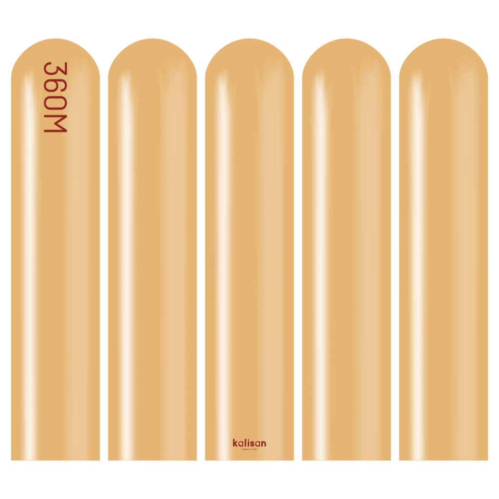 360 Kalisan Metallic GOLD Plain Modelling Latex #10370022 - Pack of 50