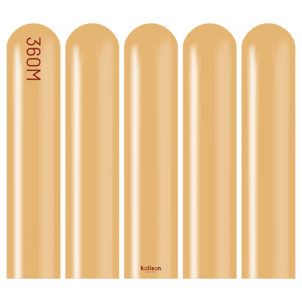 360 Kalisan Metallic GOLD Plain Modelling Latex #10370022 - Pack of 50