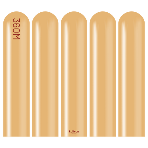 360 Kalisan Metallic GOLD Plain Modelling Latex #10370022 - Pack of 50
