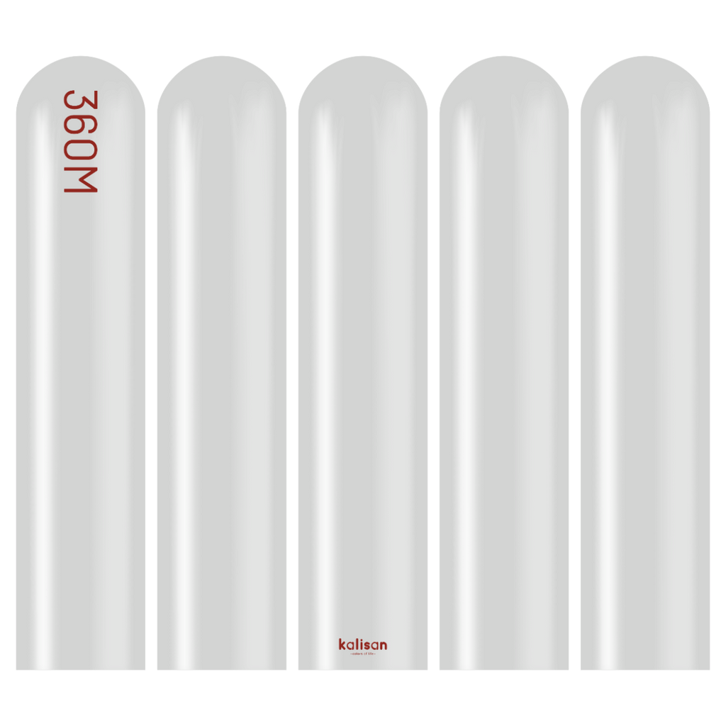 360 Kalisan Metallic SILVER Plain Modelling Latex #10370032 - Pack of 50