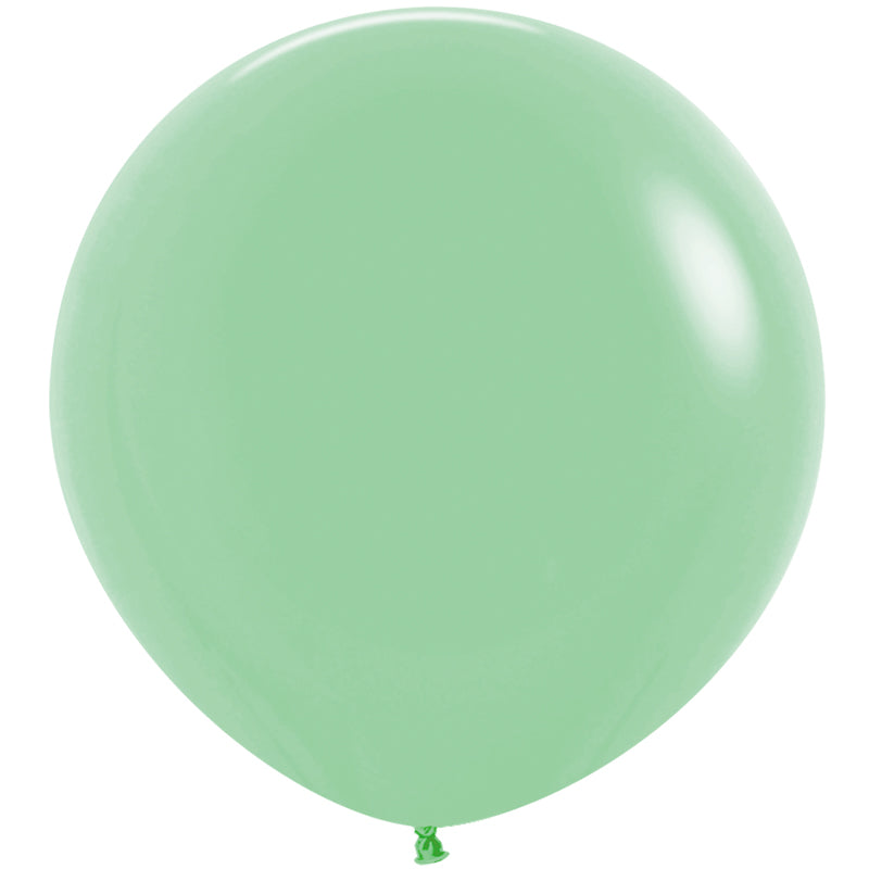 90cm Round Fashion MINT GREEN Plain Latex #7091026- Each