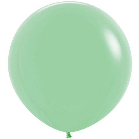 90cm Round Fashion MINT GREEN Plain Latex #7091026- Each