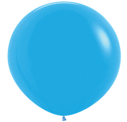 90cm Round Fashion BLUE Plain Latex #7091111- Each