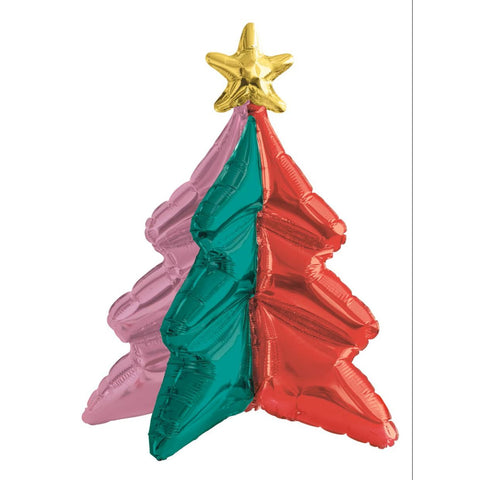55.8cm x 33cm Foil Shape Standing CHRISTMAS TREE #73293