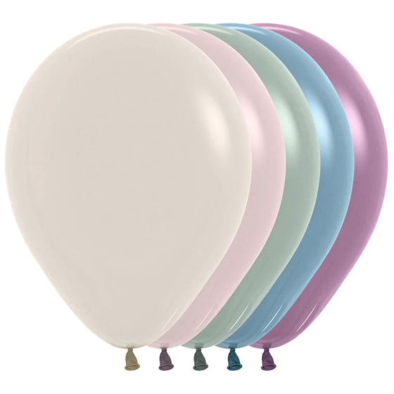 30cm Latex Sempertex Pastel DUSK Assorted 25 bag #20017192