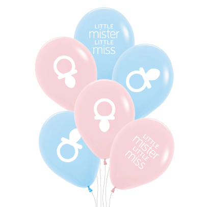 30cm Pick A Bunch Little MR/MRS  - pack of 6 #750402