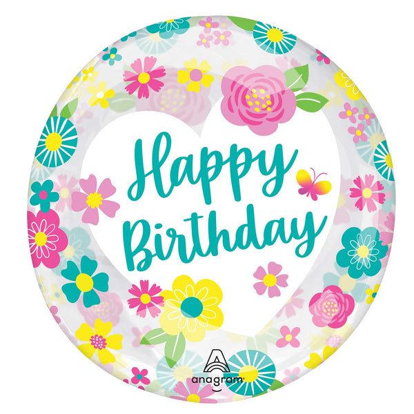 Crystal CLEARZ  Happy BIRTHDAY Flowers 20