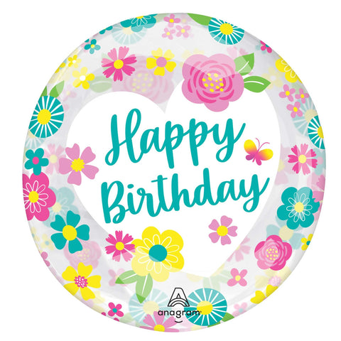 Crystal CLEARZ  Happy BIRTHDAY Flowers 20