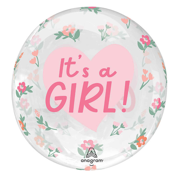 Crystal CLEARZ It's A GIRL Floral 20